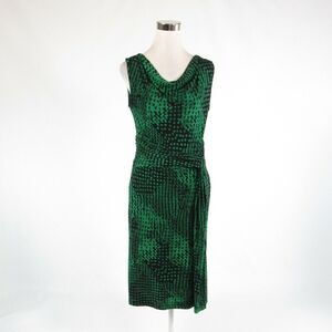 Black green DAVID LAWRENCE A-line dress S